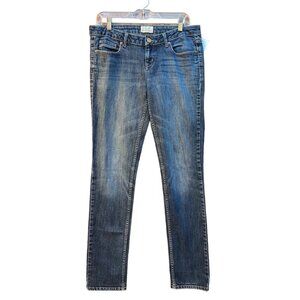 Y2K Low Rise Straight Leg Jeans Juniors 9/10 Aero Bayla